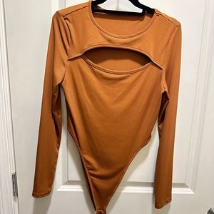 Long sleeve high waisted bodysuit size medium from shein